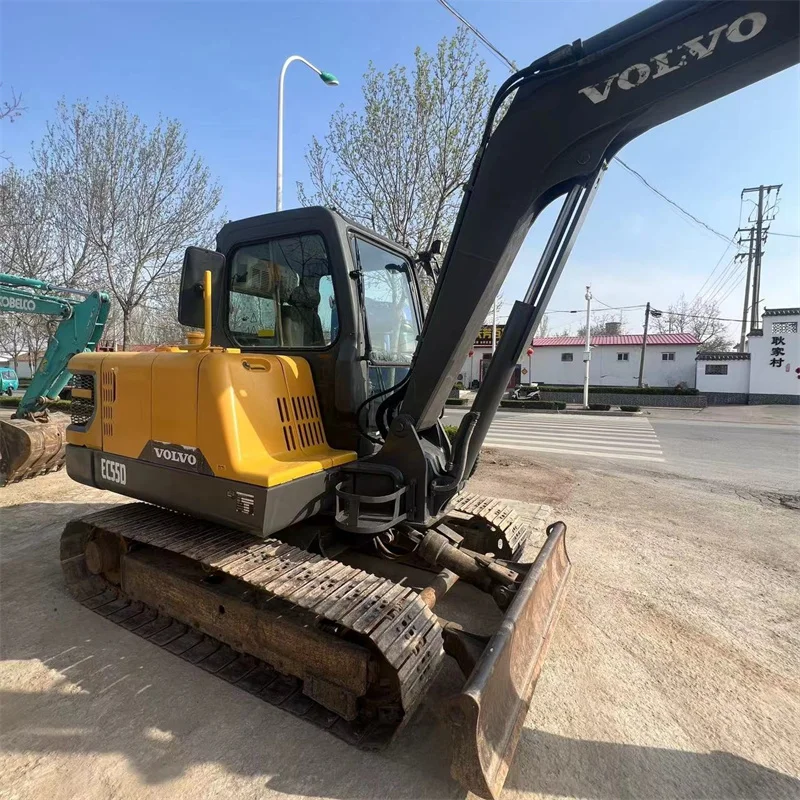 Best sale 5.5TON high performance strong power used excavator for construction work cheap sale