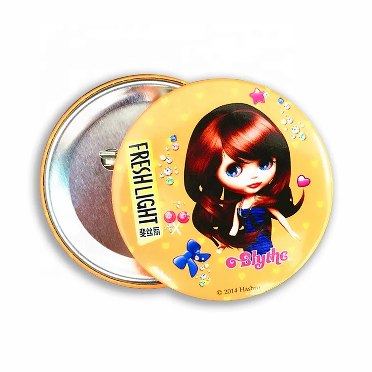 Custom colorful logo pin badge