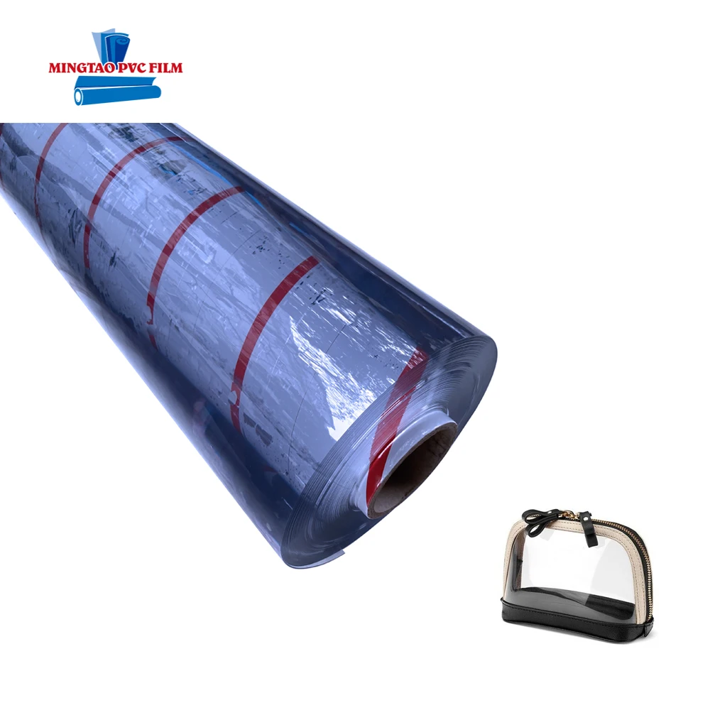 Super clear film transparent PVC sheet for textile bag making soft textile PVC film for bag