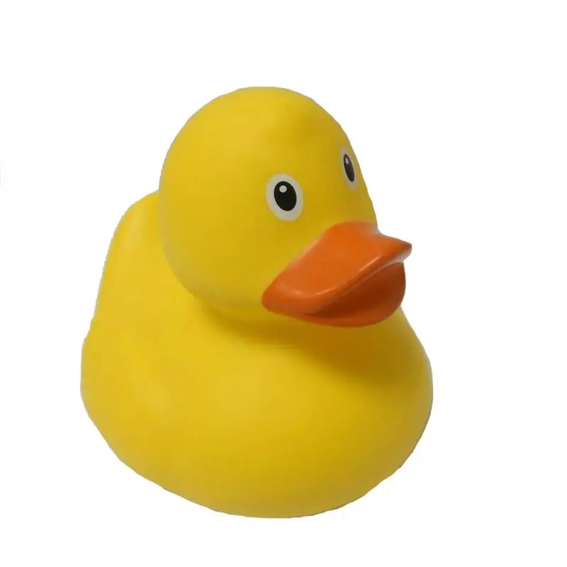 Custom promotional funny big yellow rubber pvc duck toys