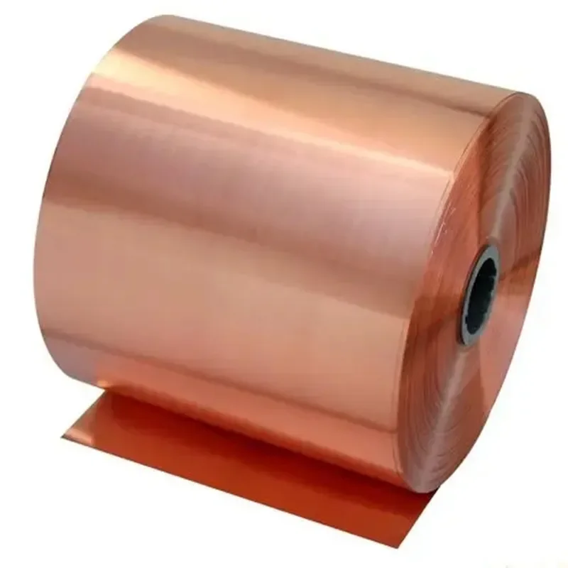 Chinese Manufacturer 99.99% high- Pure Copper Tape Bare Copper Strip c11000 Copper Strip coil