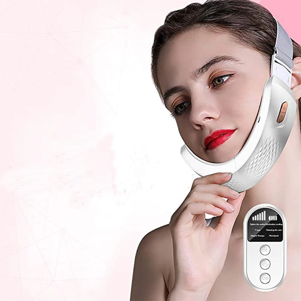 Electronic gadgets V Shape Beauty Equipment Double Chin Removal Face Lift Slimming Machine EMS V face lift belt