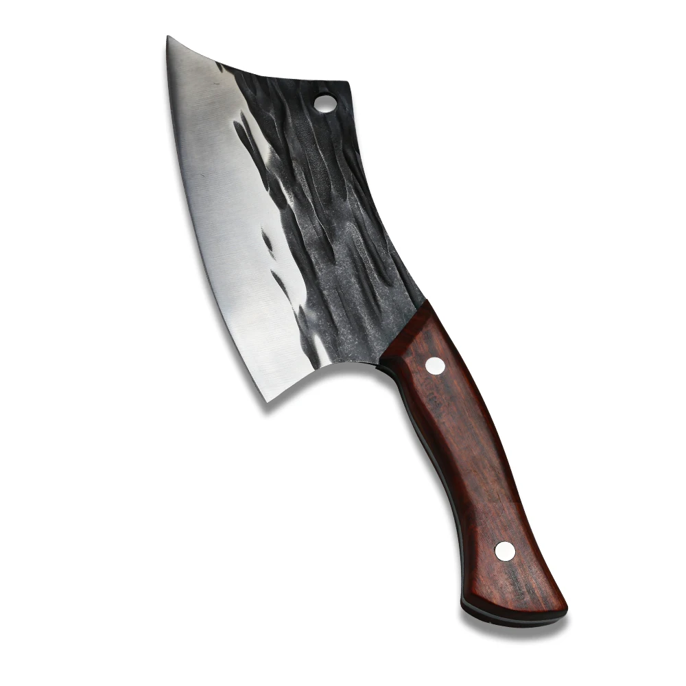 Small Meat Cleaver Poultry Bone Chopping 5cr15 Sharp Blade Nonstick Viking Kitchen Knives Japanese Hand Forged Cleaver Knife