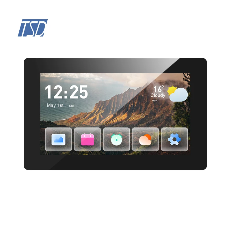 TSD 7' 7 Inch HD MI USB Interface 800x480 Resolution 12H TN TFT LCD Touch Screen