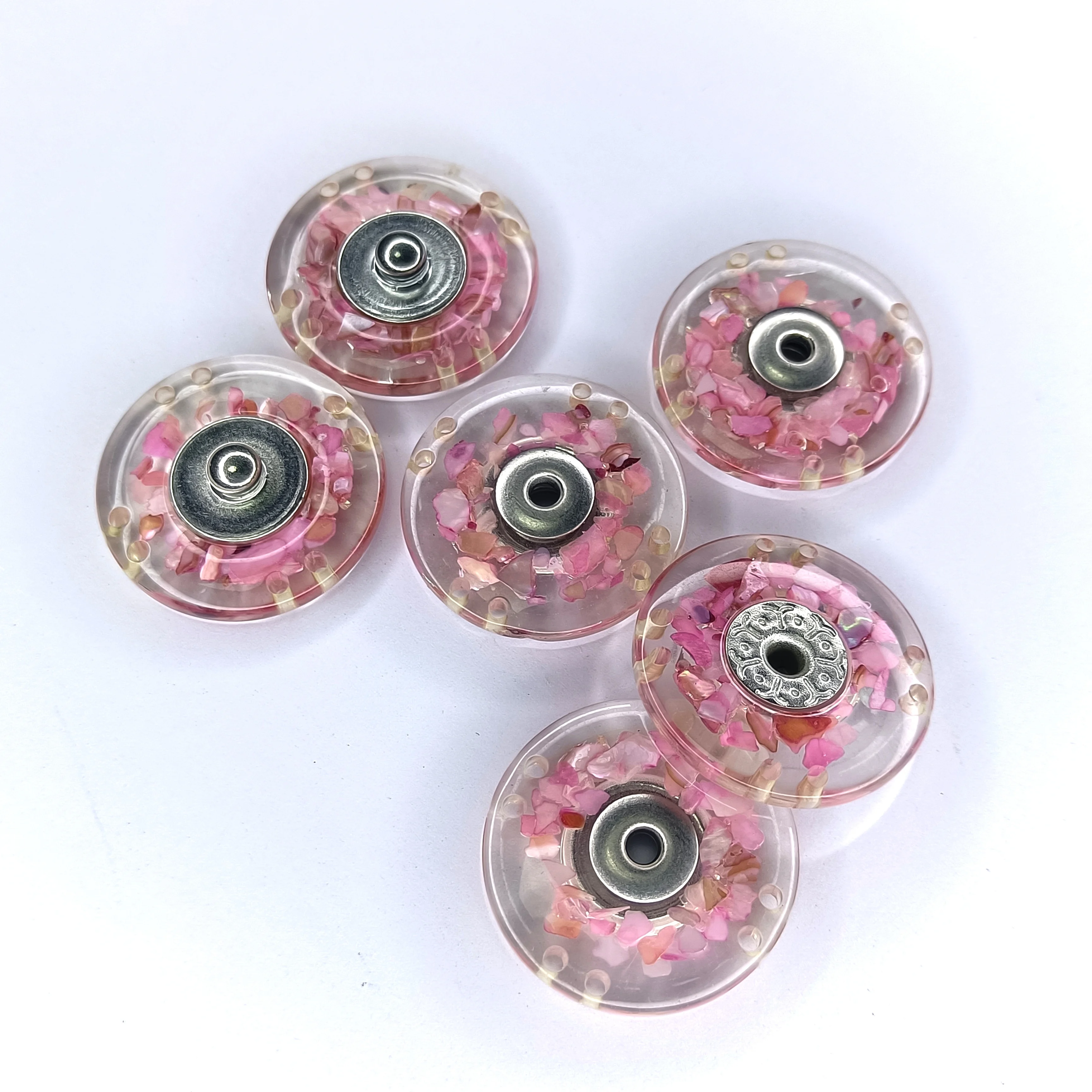 HLD2023 пользовательские новые аксессуары для одежды 25 мм резиновые кнопки, сплав, кнопка