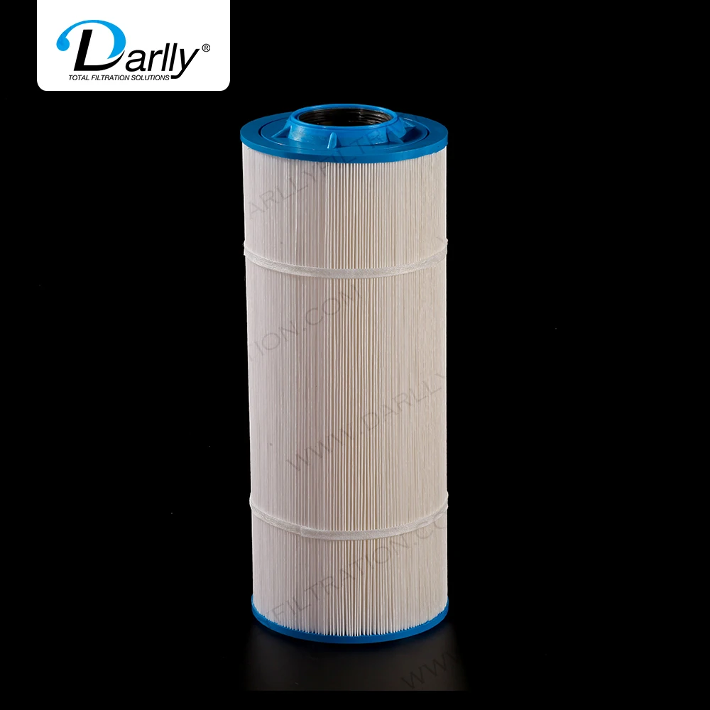 Darlly Water Filter 5 Micron Filter Polyester Pleated Industrial Water Treatment Replacement High Filtration Flow Cartridge