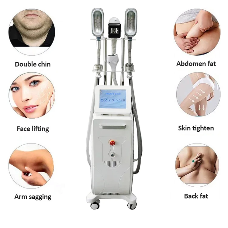 The Newly Upgraded  Radio Frequency Skin Tightening Fat Freezing Machine Slimming Shaping  Weight Loss Ultrasound Cavitation