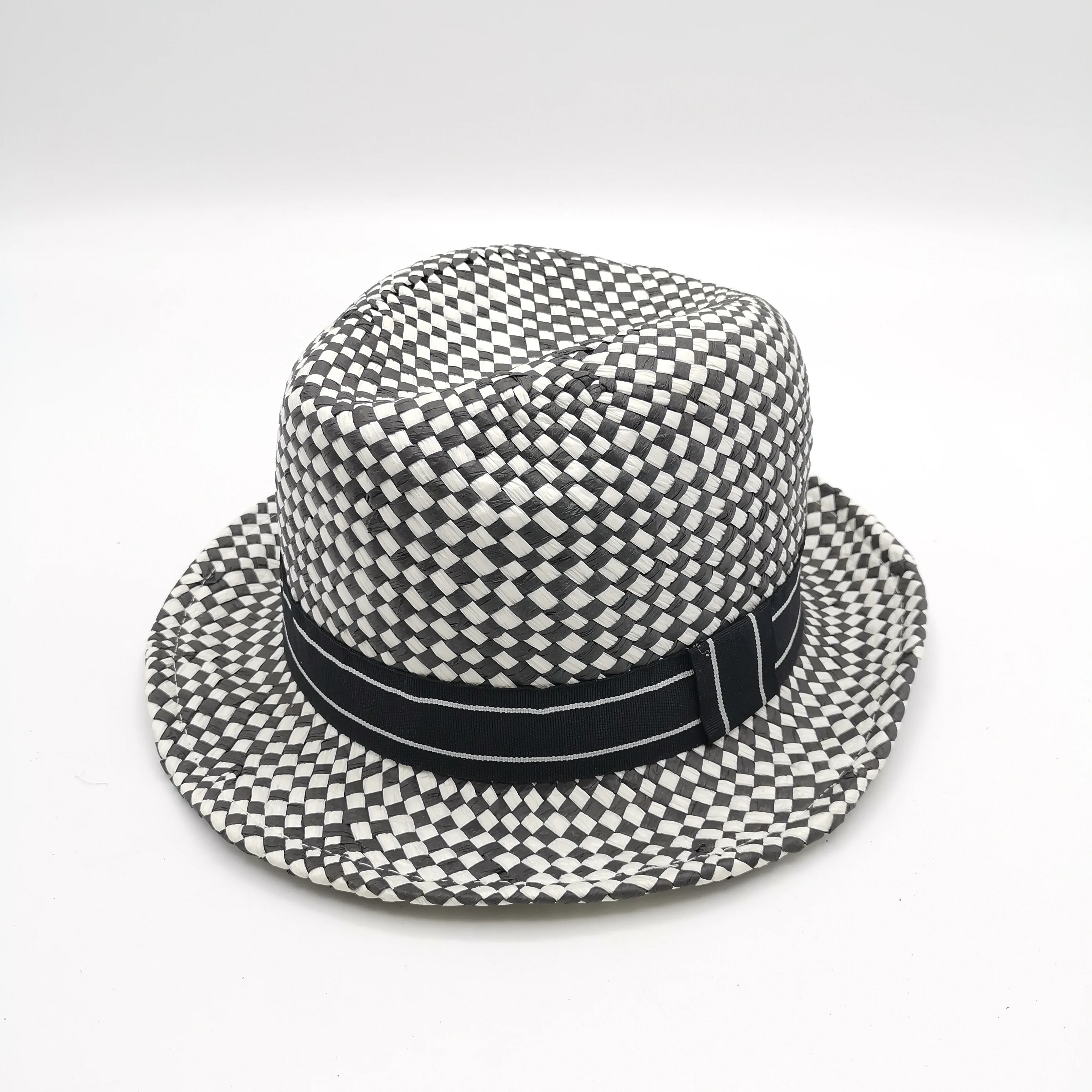 2021 wholesale summer kids panama paper straw beach hats