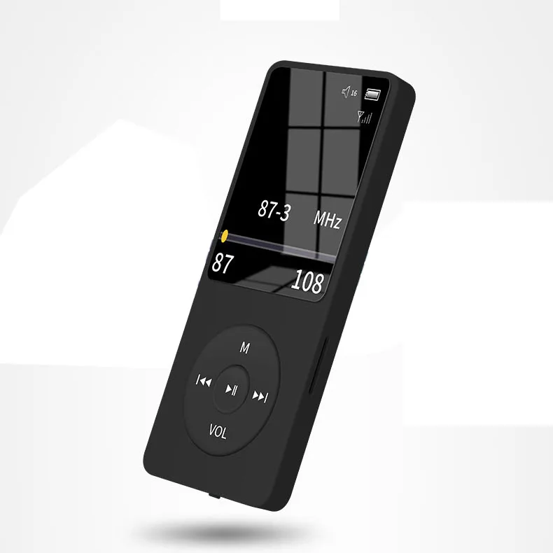 Рекламный подарок тонкий портативный мини mp3 и mp4 музыкальный плеер с экраном и наушниками