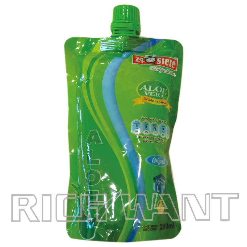 
280ML Aloe Vera Drink original flavor Fresh Fruit Juice in bag packing 