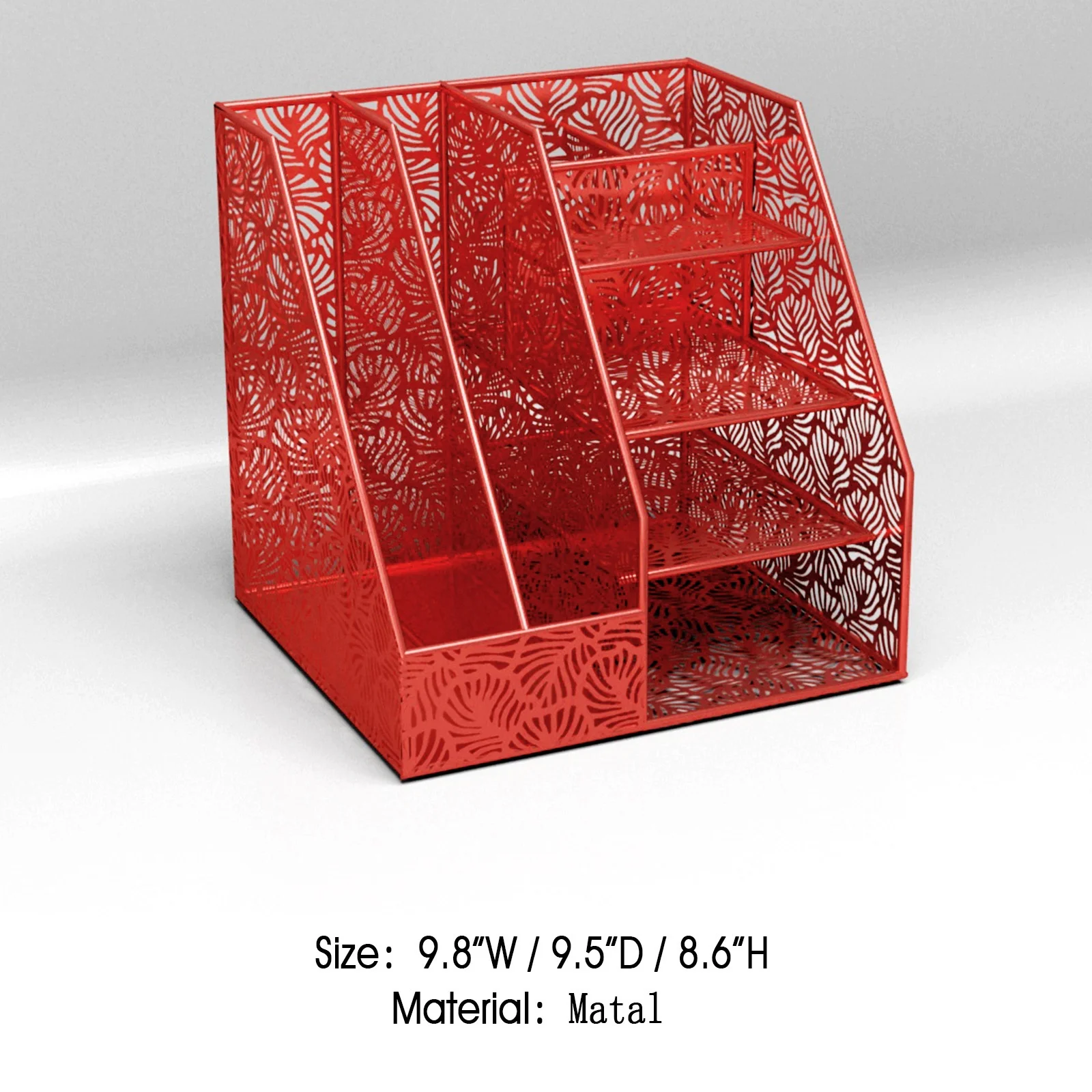 Mayco custom design office school supply wood wire metal iron steel desk organizer stationery set