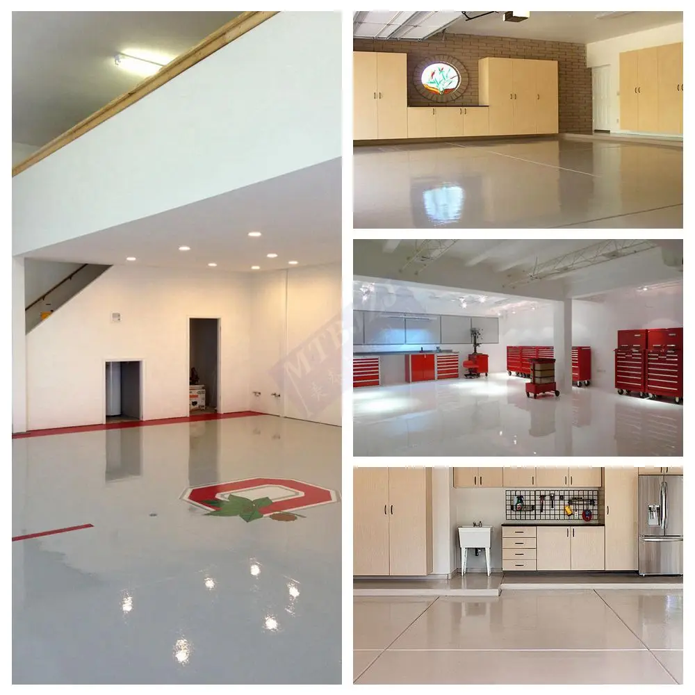 Self Leveling Industrial Premix color Garage Floor Epoxy Coating Resin