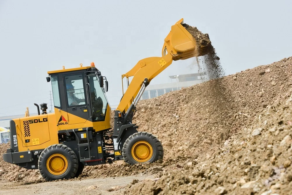 SDLG LG918 Wheel loader 1.8ton 1.0m3 bucket pilot control a/c cabin SDLG LG918