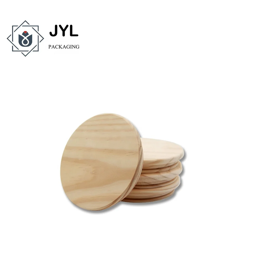 Manufacturer Wooden Bottle Cap Custom Logo OEM/ODM Natural Wood Cap Bamboo Lid For Cosmetics Perfume Bottle