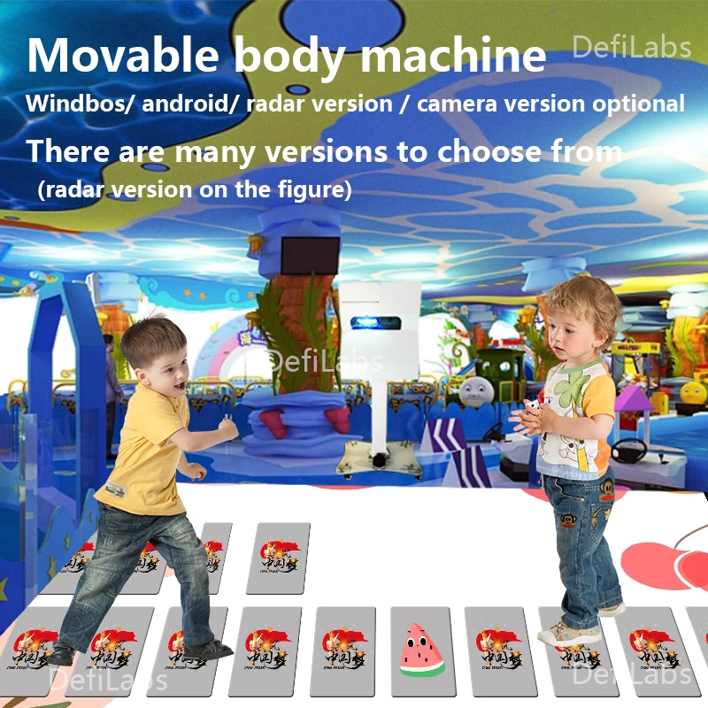 Factory Price Manufacturer Supplier Sale Wall Projector Games Full Color Interactive Dance For Weddings LED Floor Mat