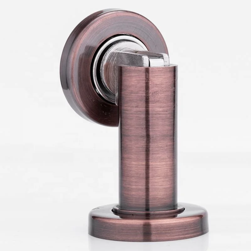 GUIDE Factory wholesale cast style home door catch strong magnetic heavy doorstop stainless steel door stopper