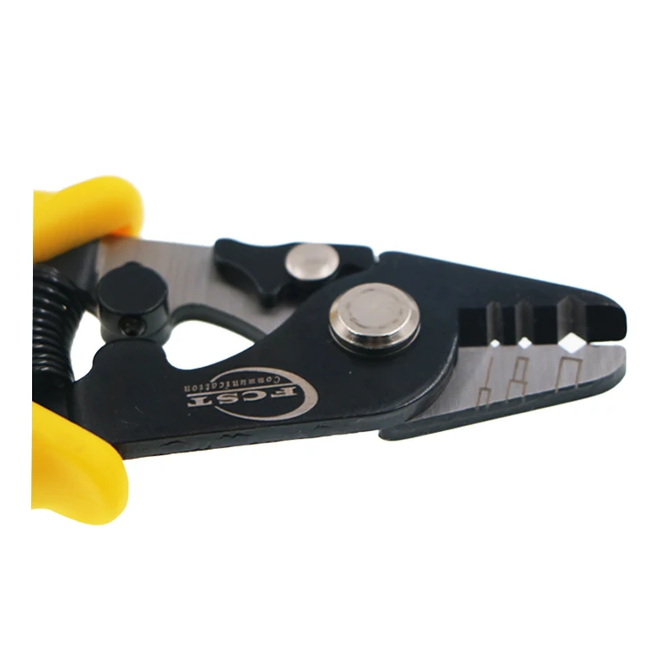 FCST221009 Tri-Hole Fiber Optic Stripper Optical Cable Stripping Tool For Bare Fiber & Patch Cord & Drop Cable