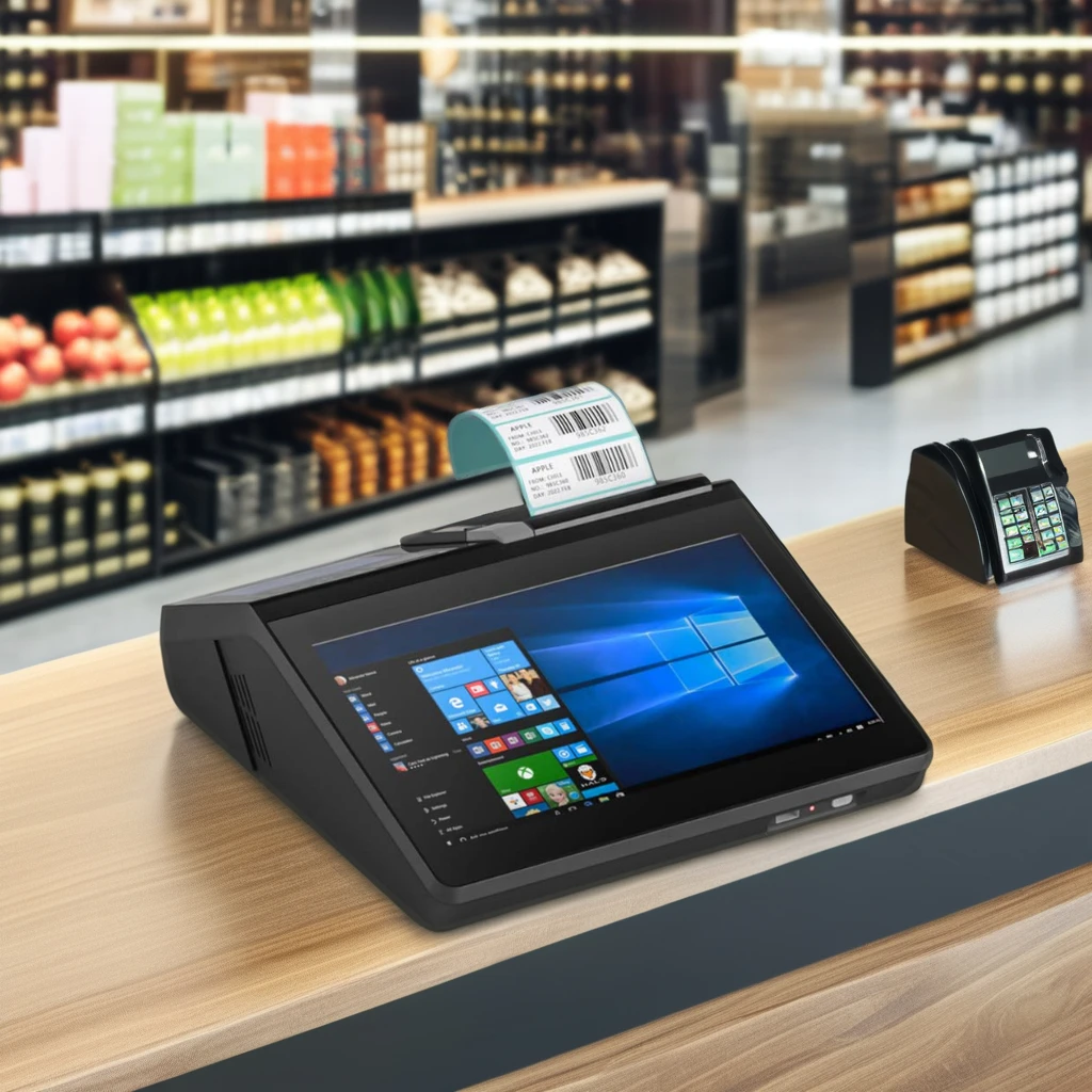 Заводская Лучшая цена oem 11 6 дюймов android Pos система windows 10 для супермаркета сканер штрих-кодов pos кассовый аппарат