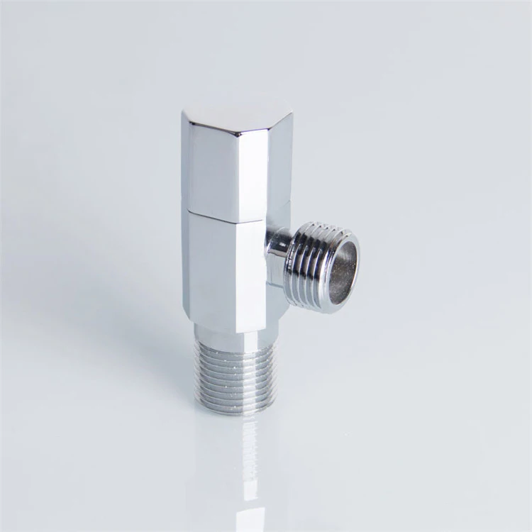 Bathroom Fittings Ms Stainless Cold Water Images Angle Cock Stop Valve Chrome Plated SS Iron Angle Valve