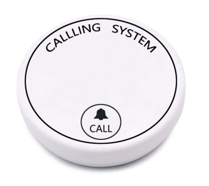 2022 New Self-Powered Three Buttons Wireless Pager Calling Button Table Bell