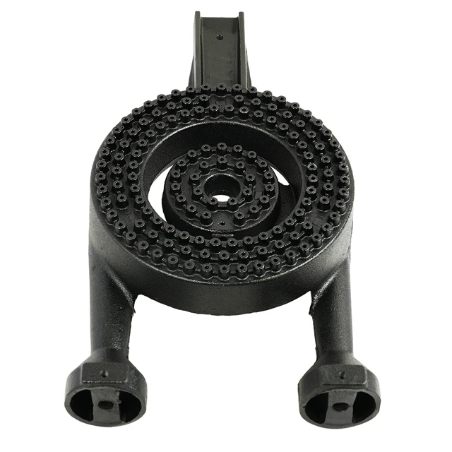 Commercial Kitchenware Equipment Factory Price Double Tube Gas Cast Iron Burner for Hotel Use