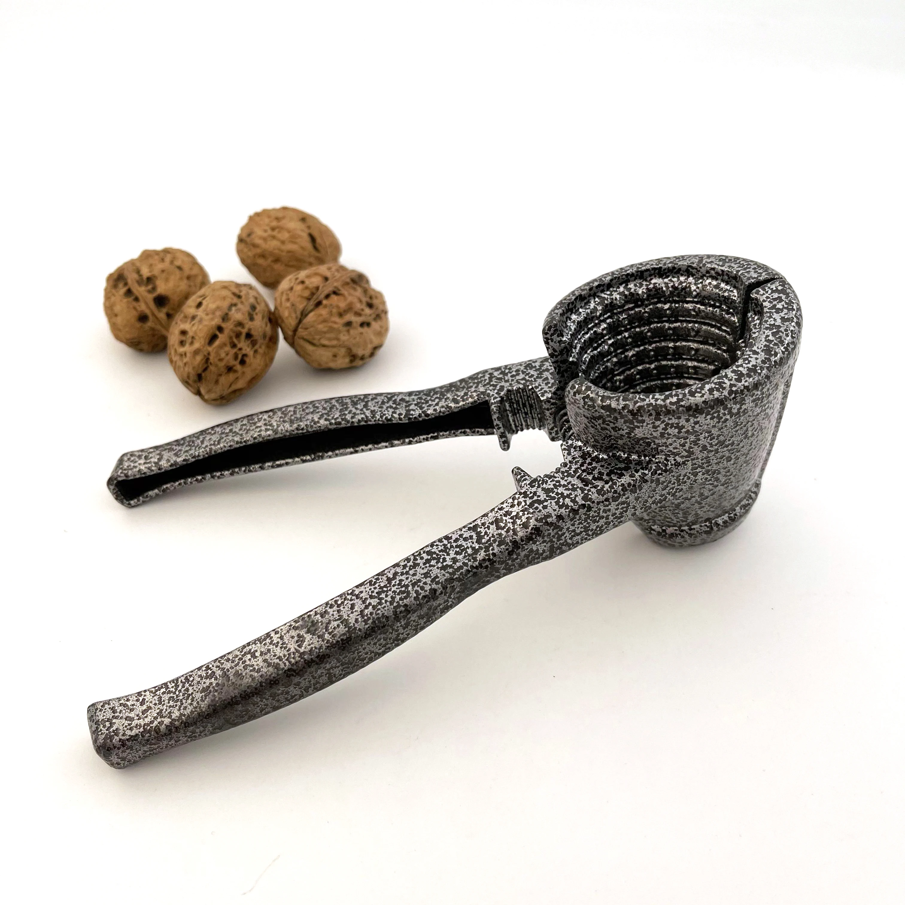 Оптовая продажа, Зажимная ручка, полностью алюминиевый зажим для орехового ореха, гайковерт каштанового цвета