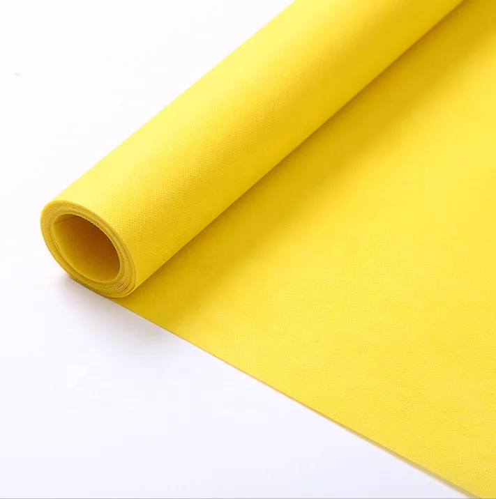 Environmentally friendly recycled polyester spunbonded non-woven shopping bags recycled materials are not woven make cloth rolls