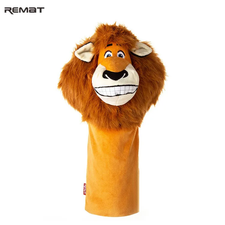 Plush Animal Golf Headcovers 460cc Driver Woods Golf Covers Golf Accessories Protector
