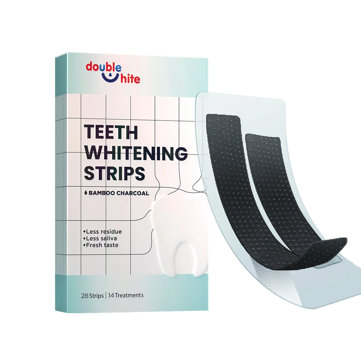 Top Rated Best Home Charcoal Formula Effective Vegan Teeth Whitening Strips Products Non Peroxide Manufacturer  With Ce Approved