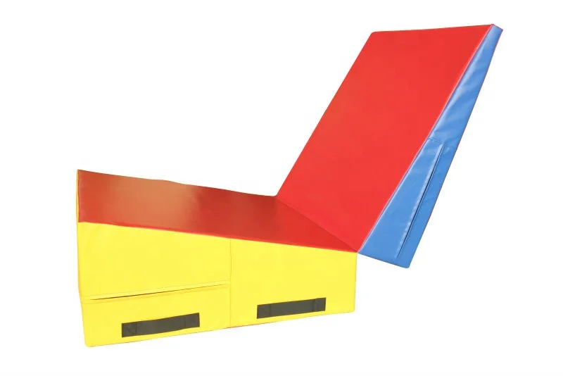 multi-color anti tear exercise training incline mat for beginners