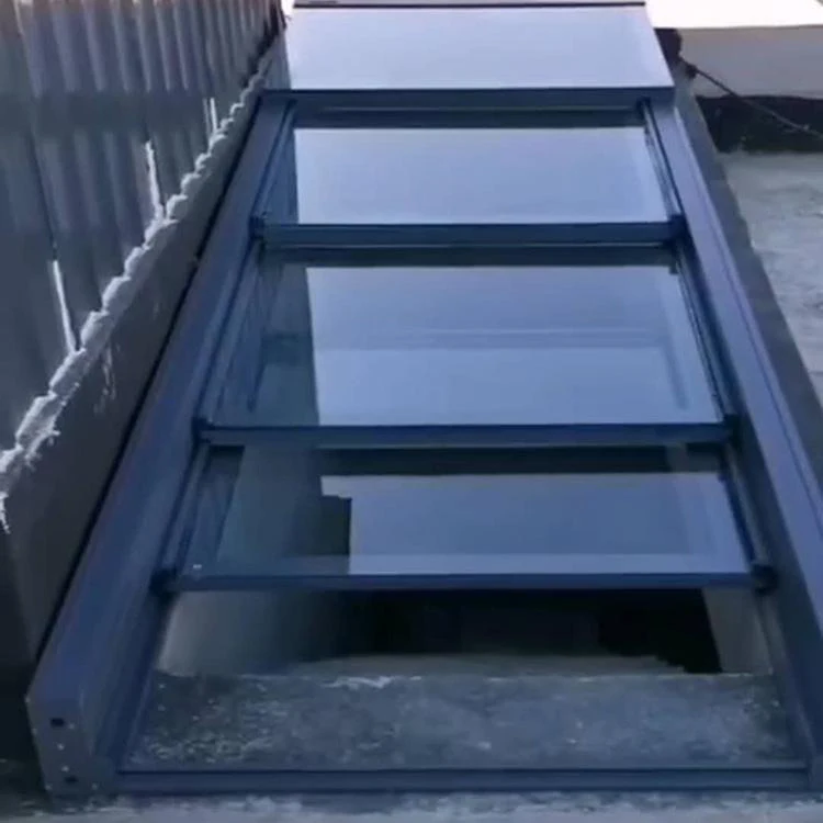 Factory direct sale ventilation Sliding folding roof window for The basement