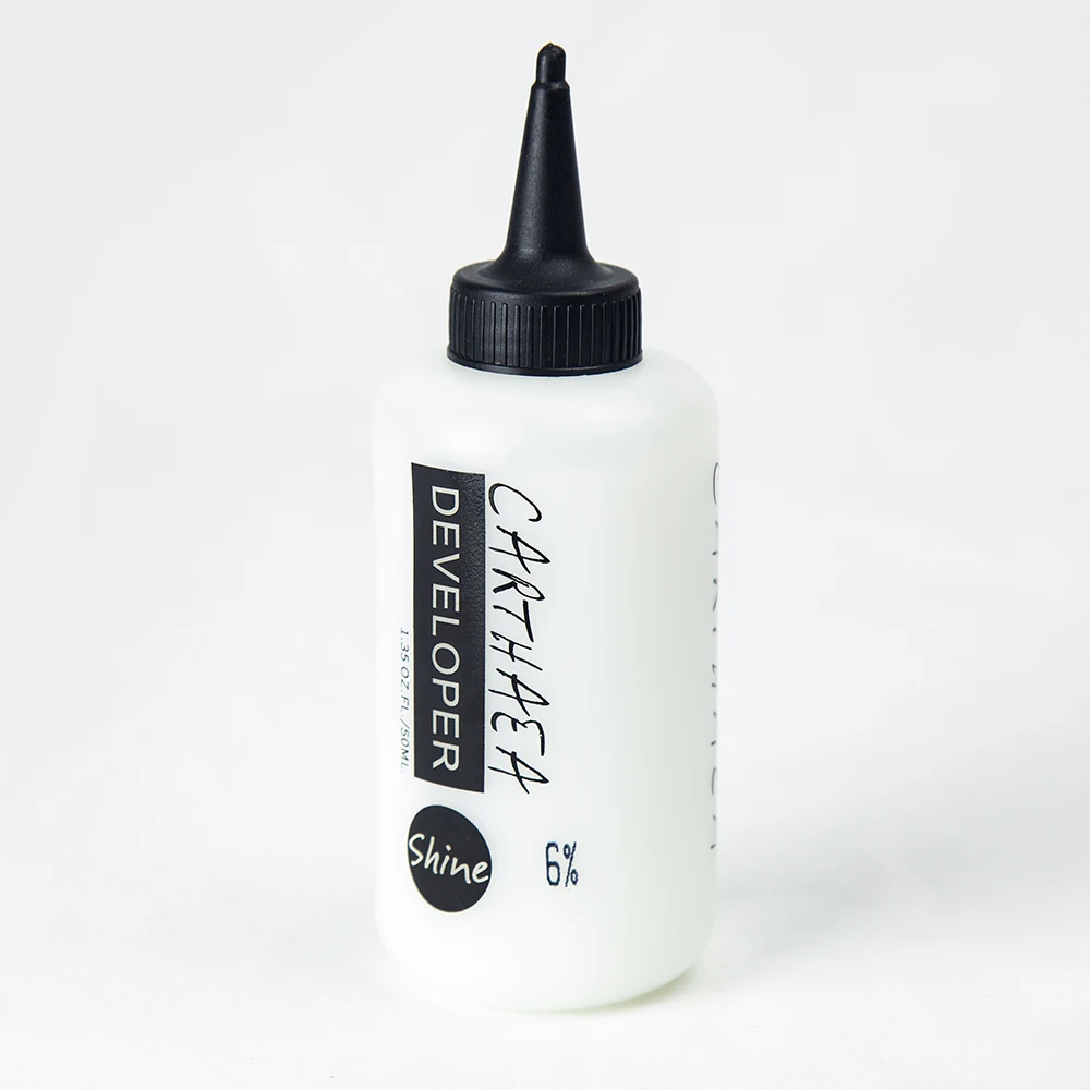 Wholesale Professional Oxidant Manufacturer Carthaea Brand 50ml Peroxide Cream No3 Ammonia Free Professional Hair Developer