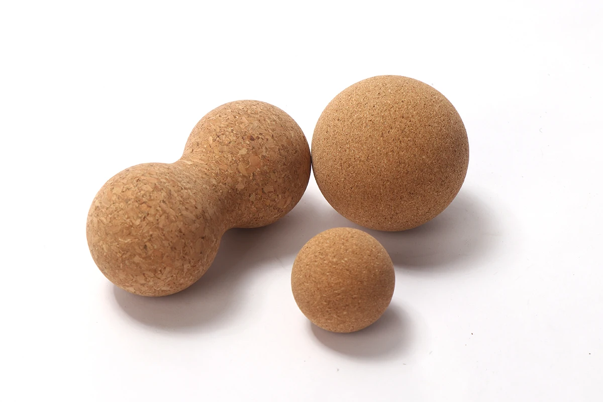 New Arrival Custom Printed Logo Massage Soft Set Cork Yoga