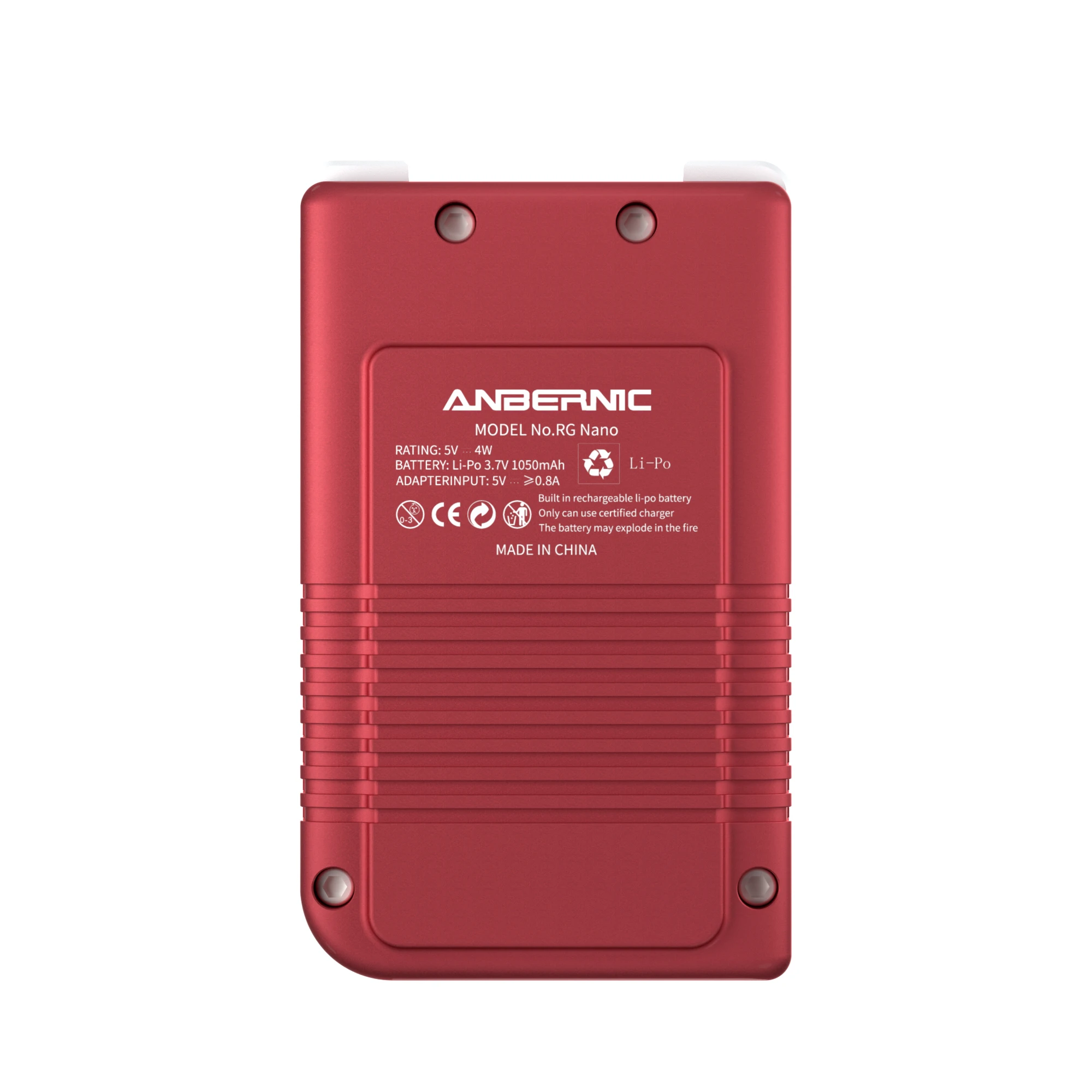 ANBERNIC RGnano 64G Game Player 1.54 Inch Handheld Game Console Adjustable Practical Electronic Toys Linux Games Purple