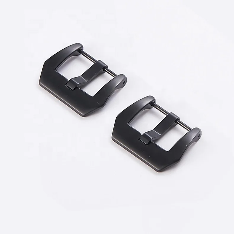 High Quality 20Mm 22Mm 24Mm  Watch 26Mm Polished Brushed Leather Band Watch Clasp 316L Stainless Steel Watch Buckle Parts