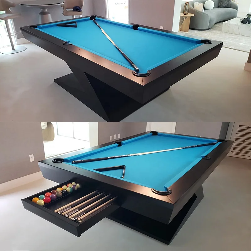 Высококачественный бильярдный стол дизайнерский сланцевый для продажи с завода современный роскошный 7 футов 8