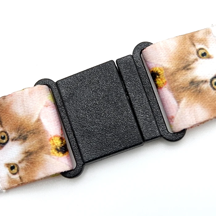 Dongguan manufacturer heat press business safety breakaway neck strap lanyards