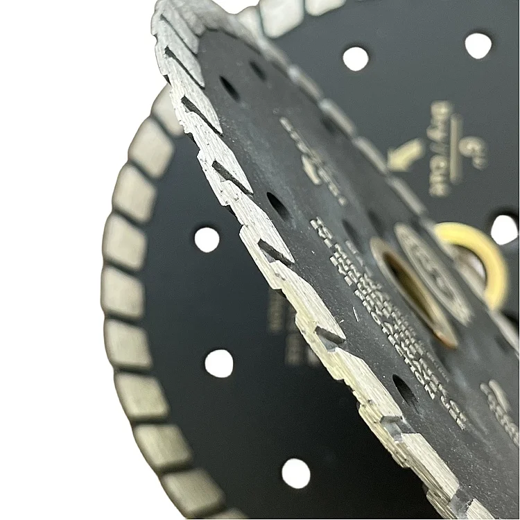 Быстросохнущие профессиональные лезвия горячего прессования 150 мм Алмазная широкая турбо режущие для твердого гранитного камня