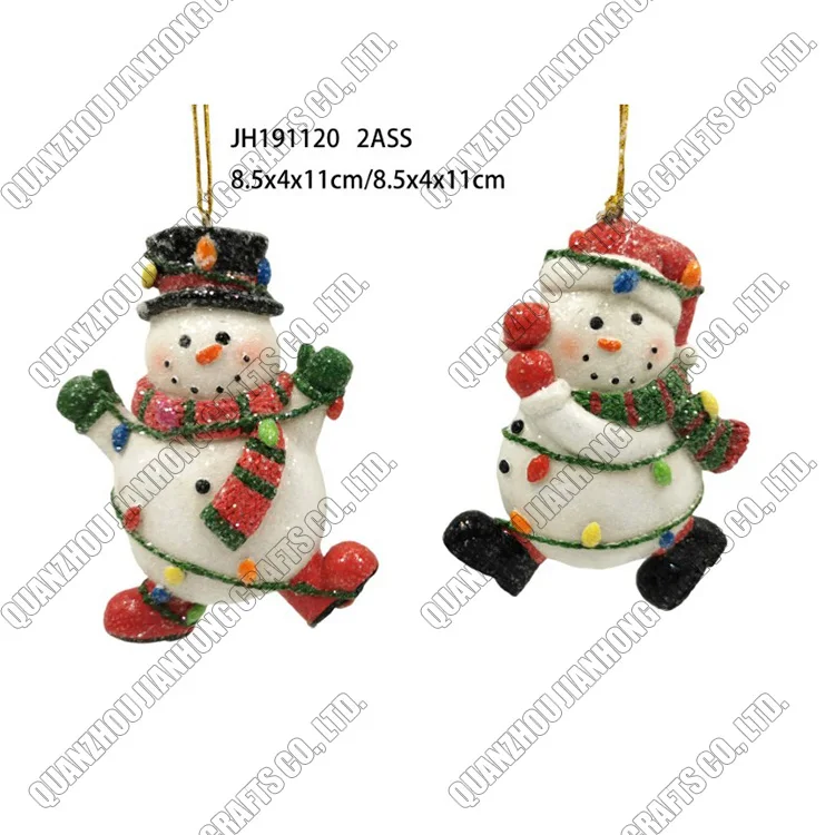Подгонянные смолы домашний декор кулон с Рождеством украшения