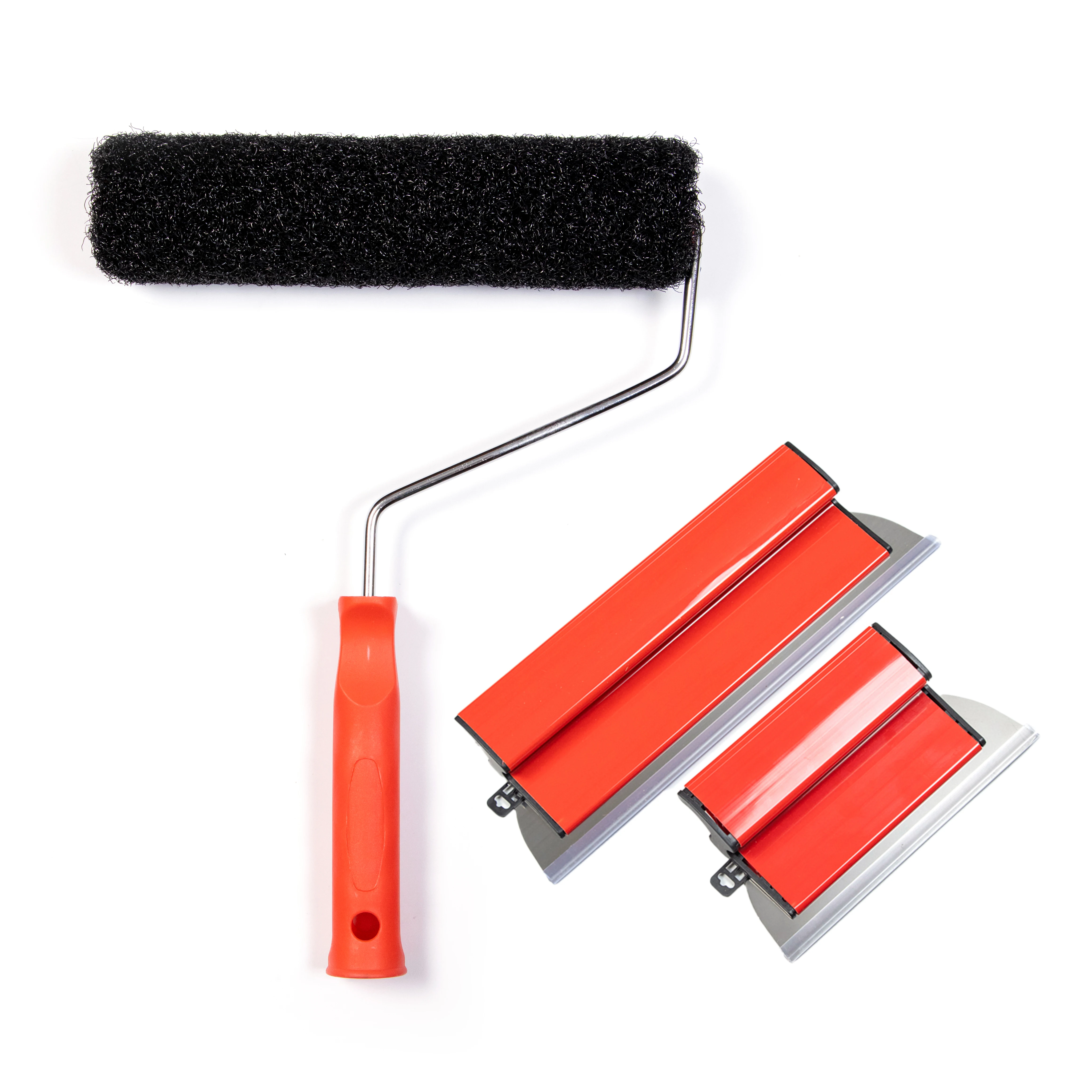 9inch wall texture roller red plastic handle trowel tool