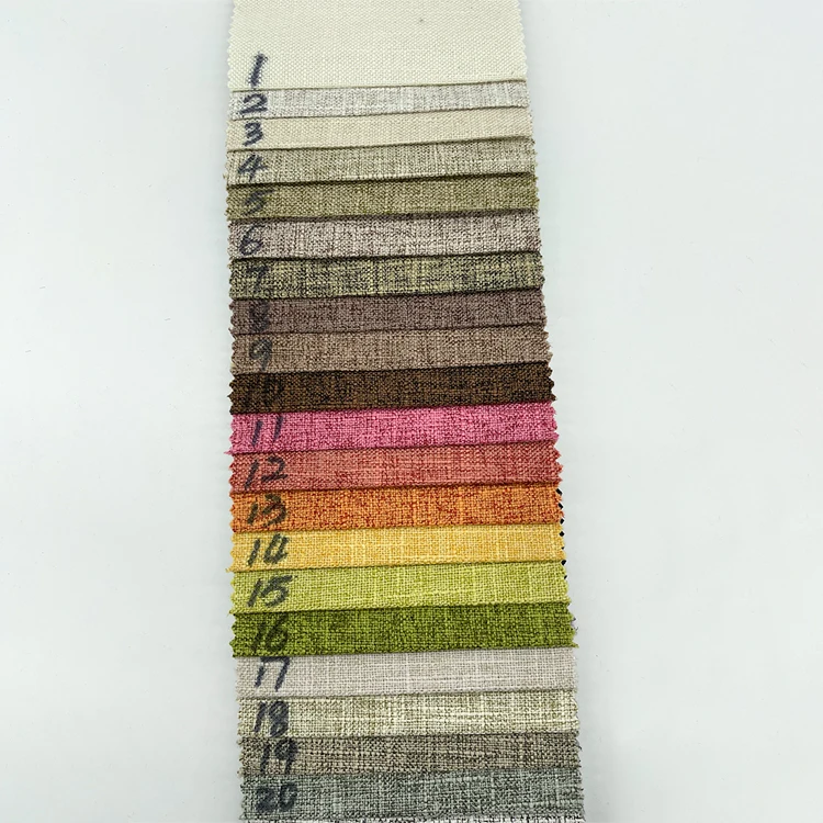 Lxysqs001 New Style Custom Wholesale 100% Polyester Woven Home Decoration Texture Fabric