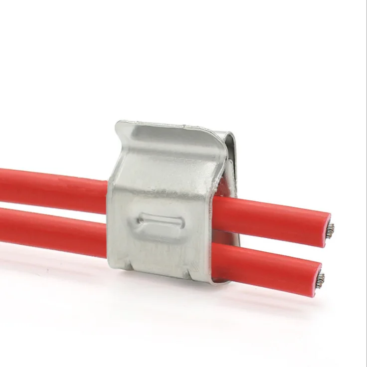 Best Sale Own Factory electric fence clip on connector cables grounding Cable Clips Lights