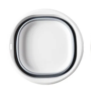 Outdoor travel portable large silicone folding washbasin,washing basin,Foldable square washbasin