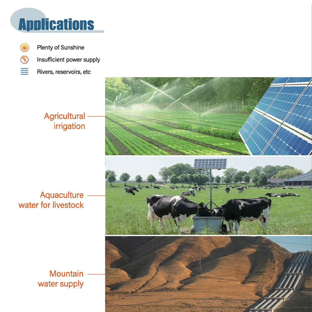 Maxbo 3inch 2hp 3hp 4hp 5hp 7hp 7.5hp 15hp 20hp 25hp 40hp dc submersible well solar water pump