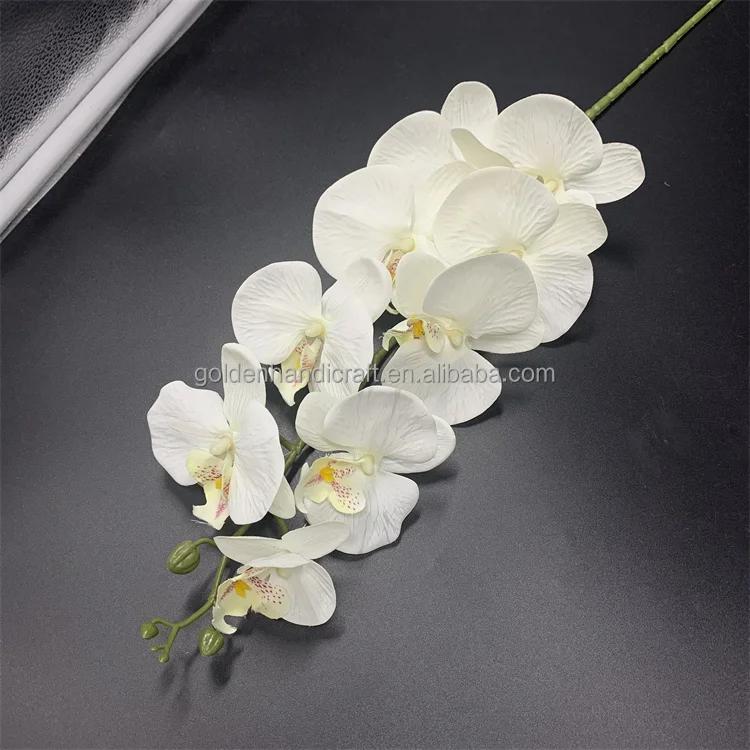 QSLH-W214 распродажа искусственная Орхидея-бабочка шелковая Орхидея для свадебного украшения