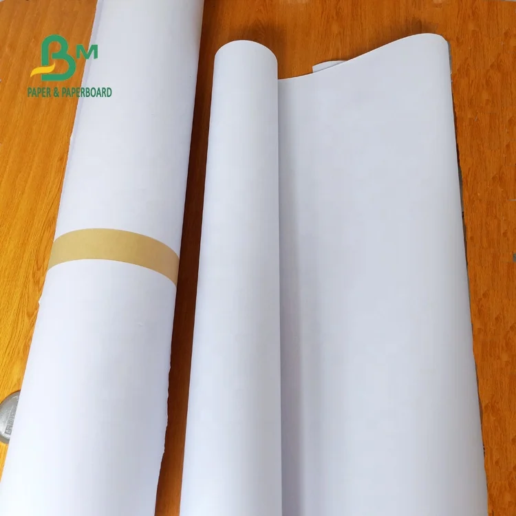 A0 A1 Size 80grams Bond CAD Plotter Printer Paper Rolls For Engineering