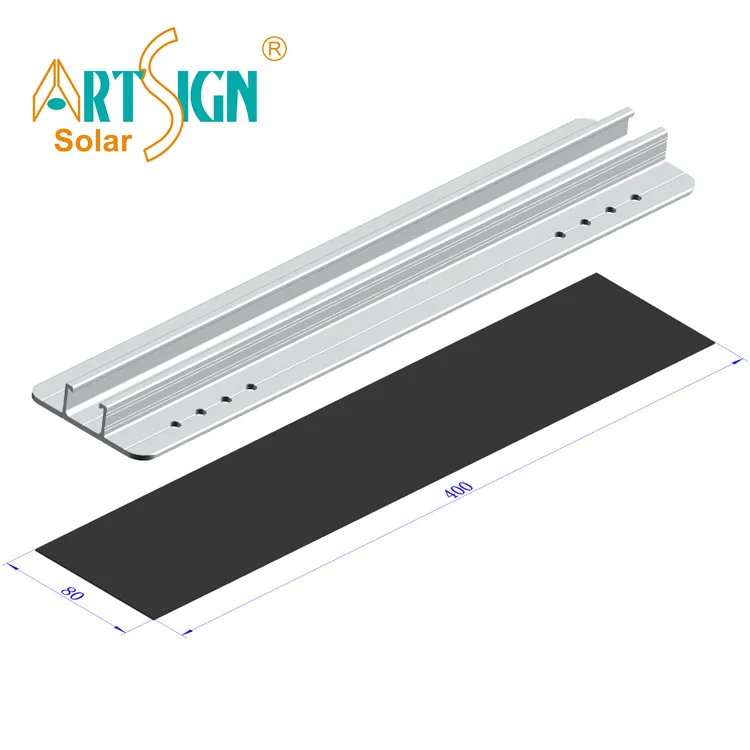 Art sign Top selling rack Modern designs solar structure solar mounting support pv brackets mini rail 07