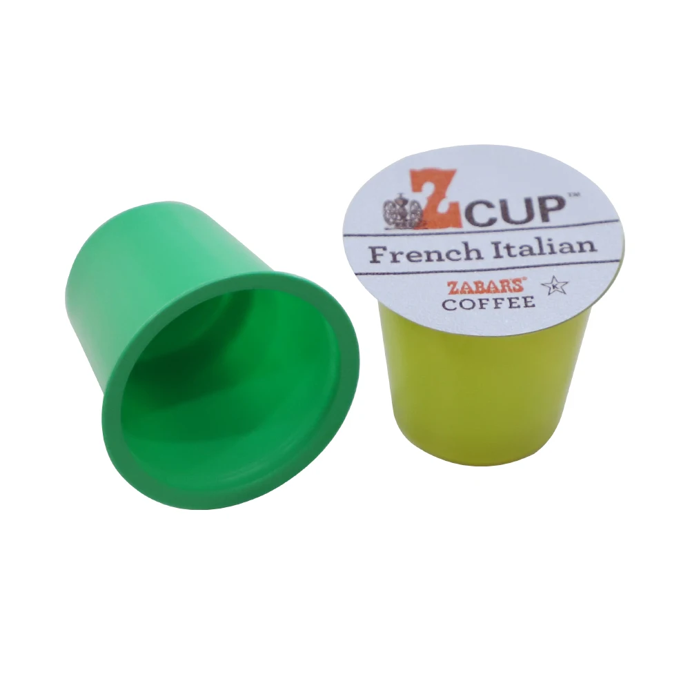 PP plastic single coffee pot pods dark roast k cup carafe pod