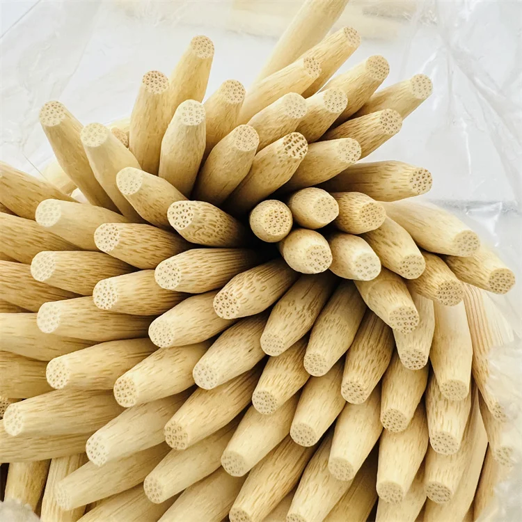 Bamboo Sticks Packing Tobacco Skewer 5.0mm 6.0mm 73mm 88mm for Pre-Roll Cone BBQ Tools with Customizable Logo