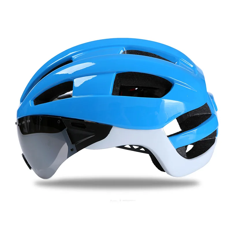 Fast Delivery Bike Cycling Helmet Colorful Adult Mtb Mountain Bike Downhill Helmet For Bicycle Helmet Adjustable With Goggles